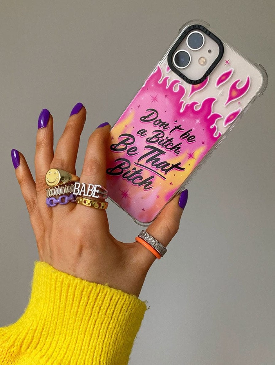 Skinnydip London Kathryn Lucy X Skinnydip Flames Shock Iphone Case Iphone 12 Pro Max Cases