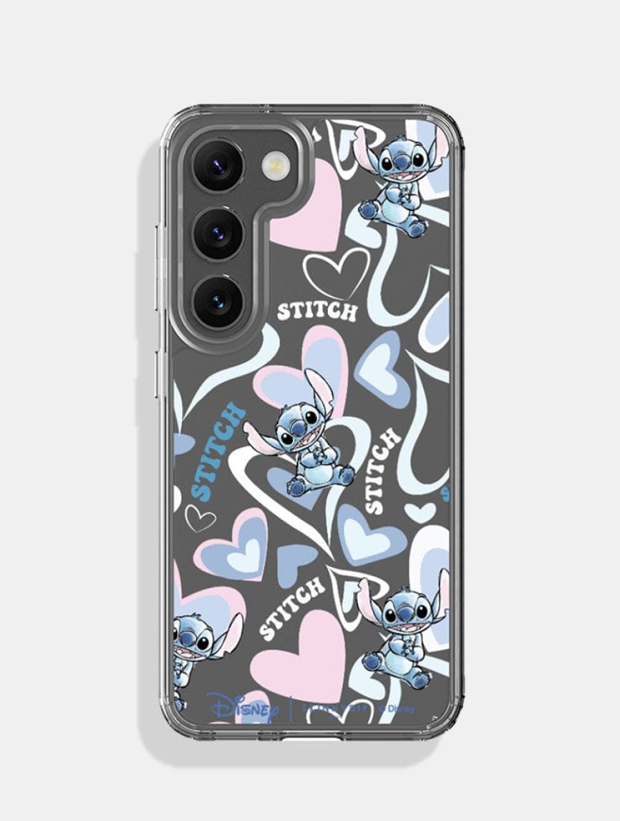 Skinnydip London Disney Stitch Heart Android Case Google Pixel 5A Cases