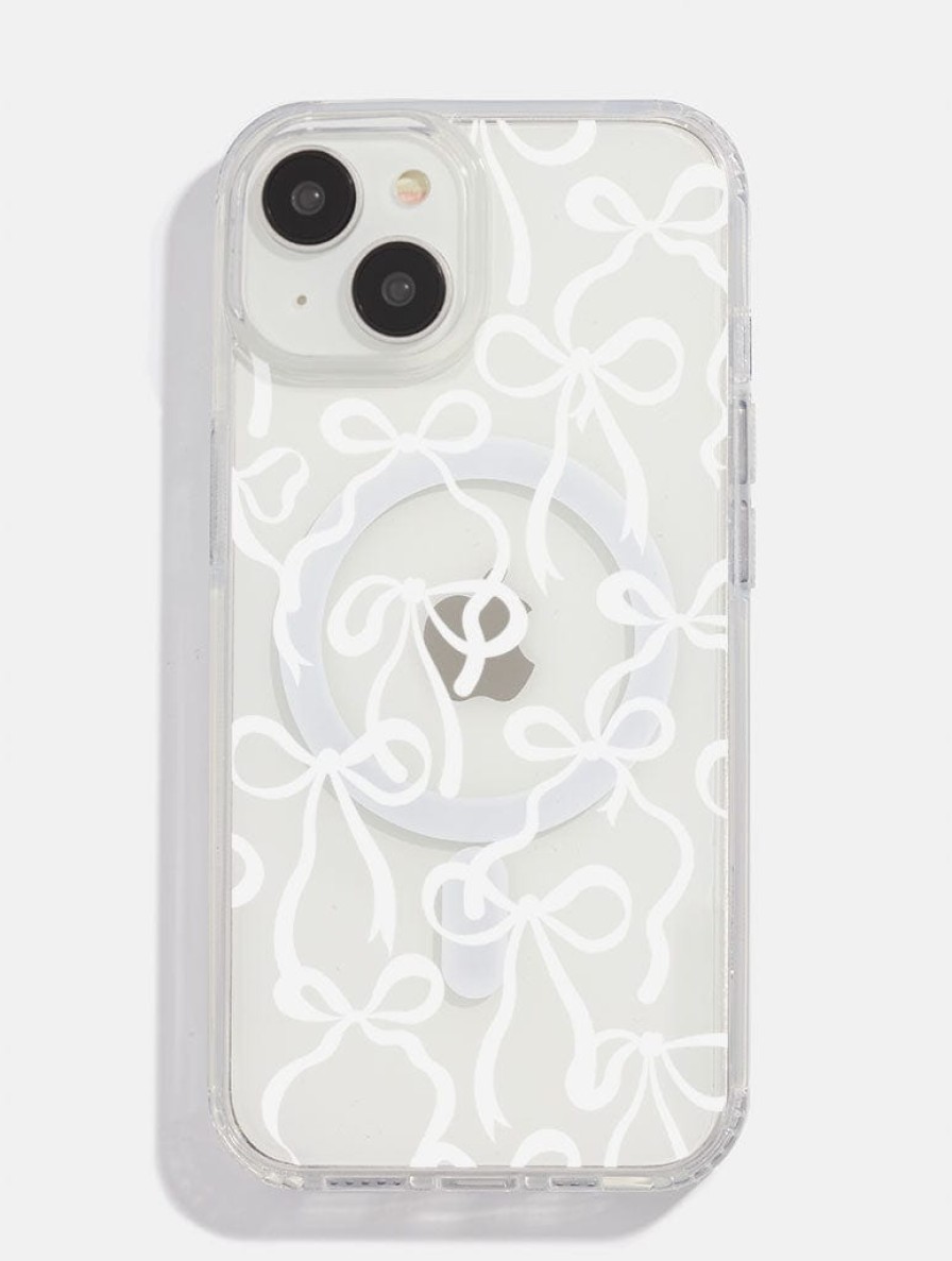 Skinnydip London White Bows Magsafe Iphone Case Iphone 12 Pro Cases