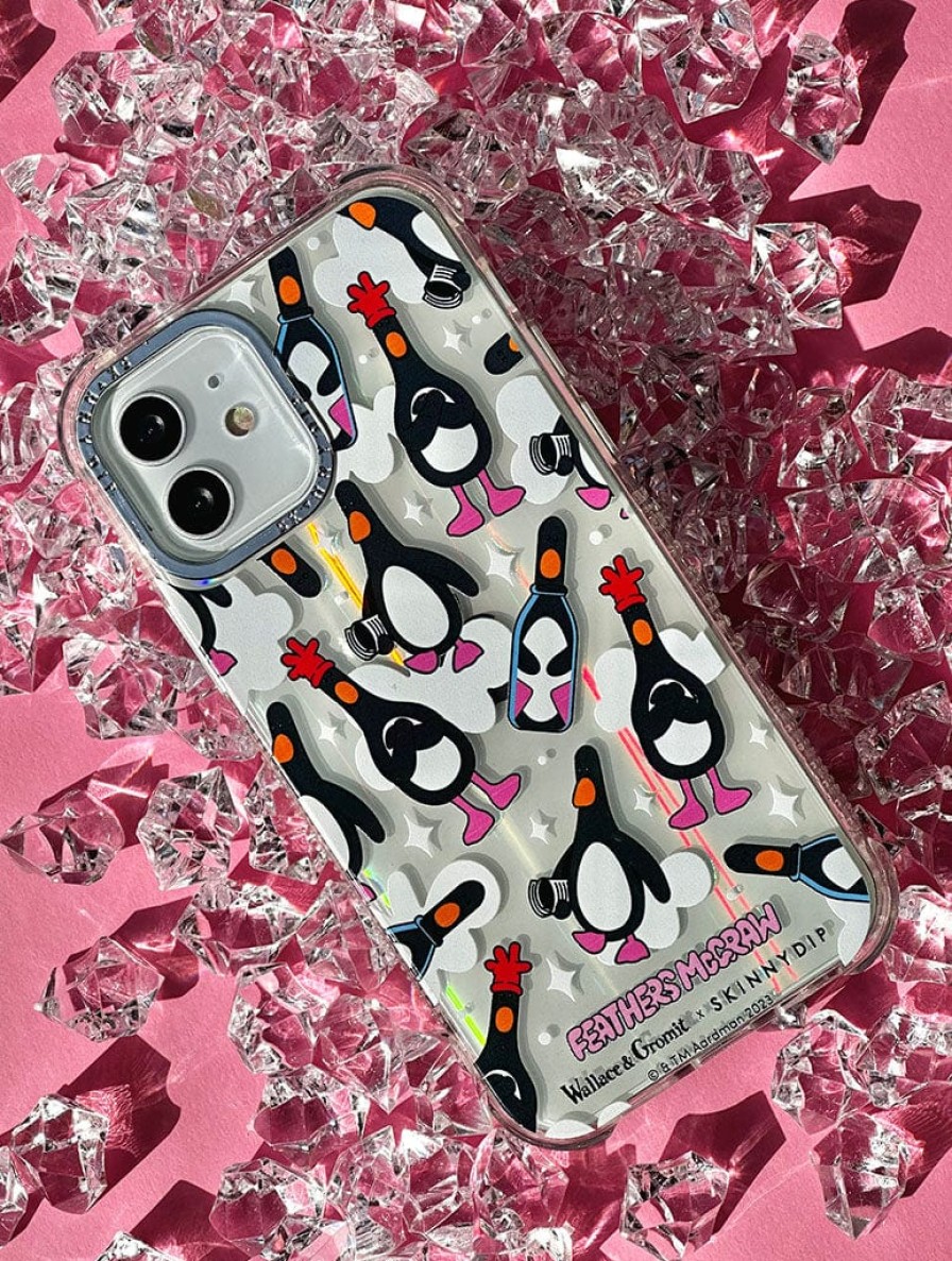 Skinnydip London Wallace & Gromit X Skinnydip Feathers Shock Iphone Case Iphone Xr / 11 Cases