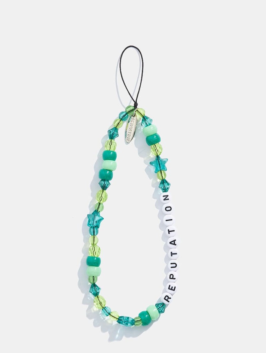 Skinnydip London Reputation Green Beaded Phone Strap Shop All Tech Accessories