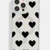 Skinnydip London Black Heart Glitter Magsafe Iphone Case Magsafe Cases