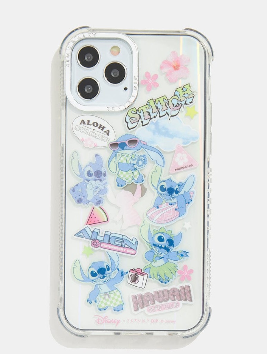 Skinnydip London Disney Summer Stitch Sticker Shock Iphone Case Iphone 12 Pro Max Cases