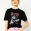 Skinnydip London Kitty Girl Black T-Shirt Tops & T-Shirts