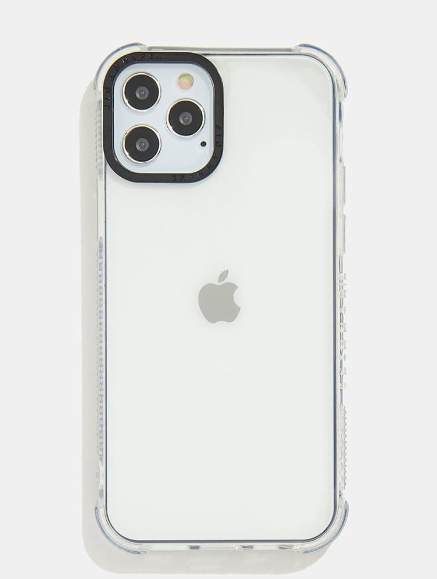 Skinnydip London Minimal Clear & Black Camera Hole Shock Iphone Case Iphone 12 Pro Max Cases