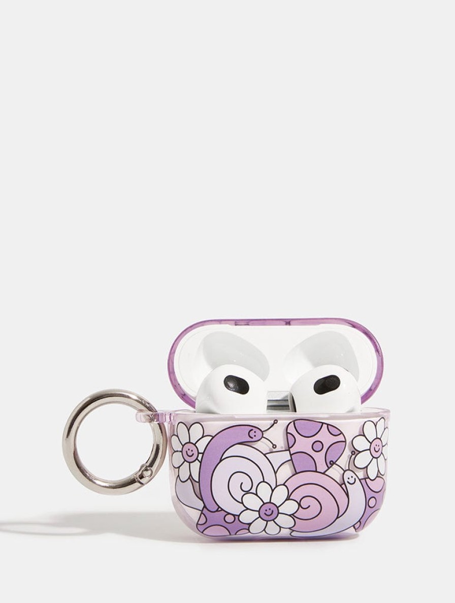 Skinnydip London Lilac Snail Airpods Case Shop All Tech Accessories