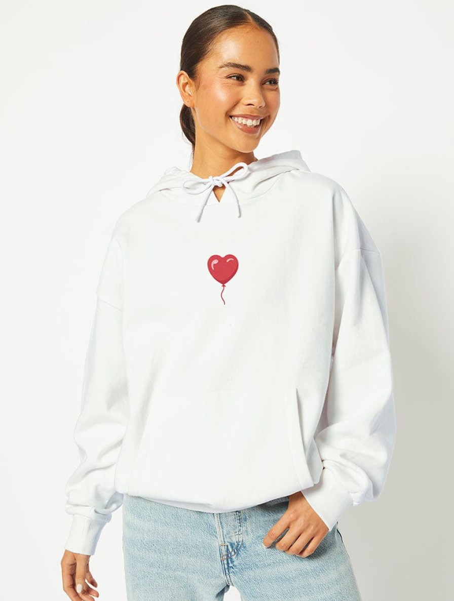 Skinnydip London Matilda Hoodie In White Loungewear