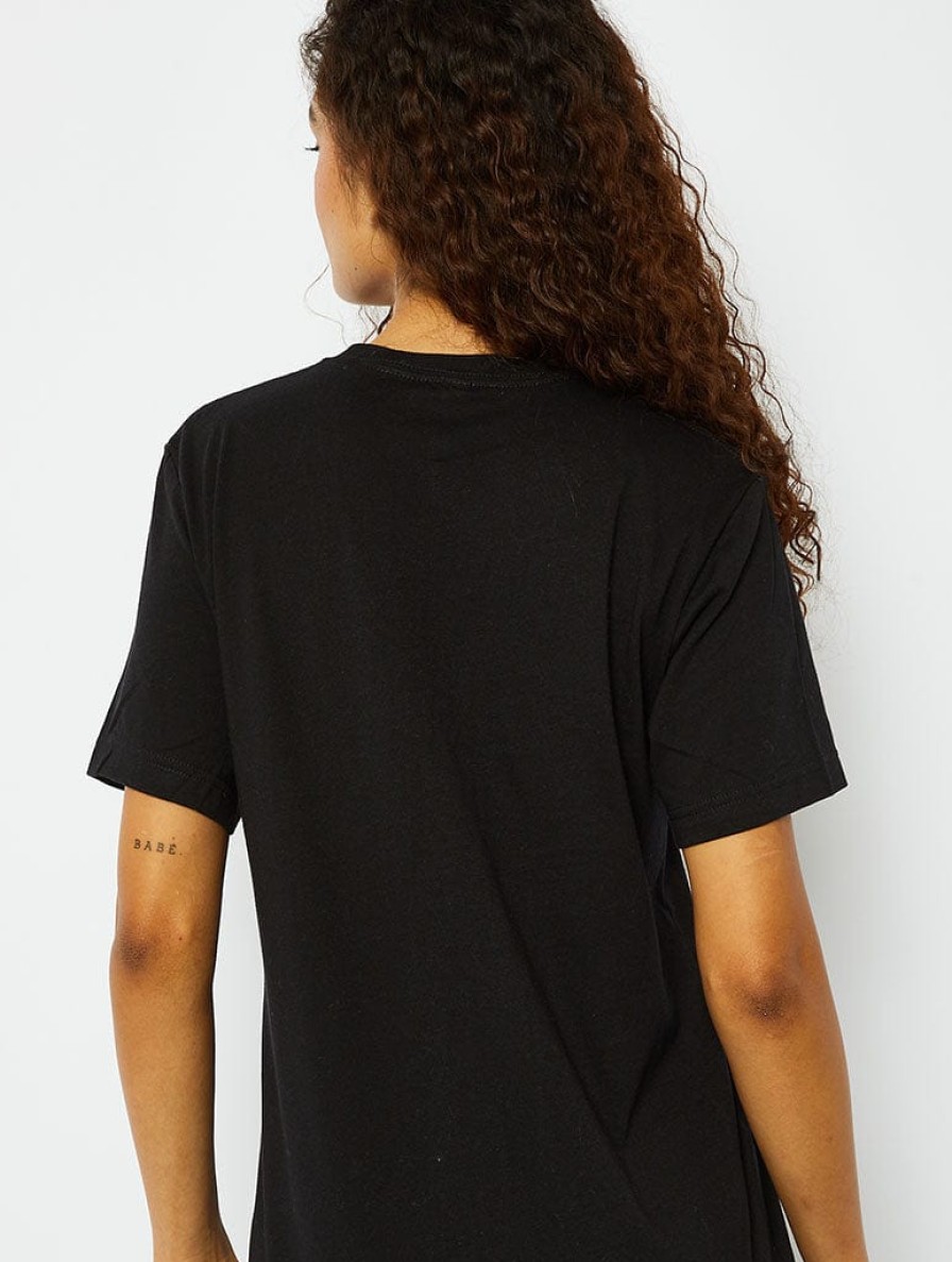 Skinnydip London Give Me Space T-Shirt In Black Tops & T-Shirts