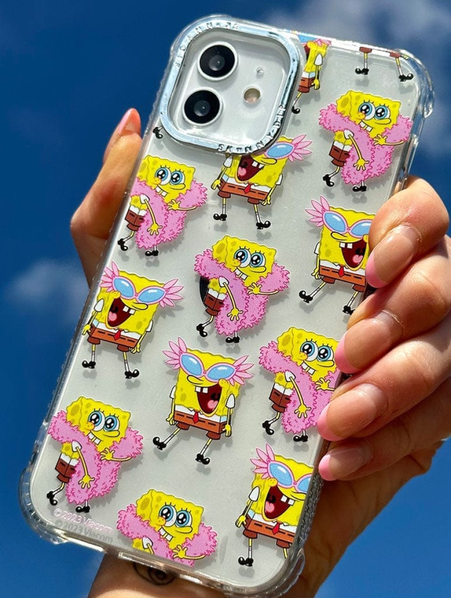 Skinnydip London Spongebob X Skinnydip Spongebob Repeat Shock Iphone Case Iphone 13 Pro Cases