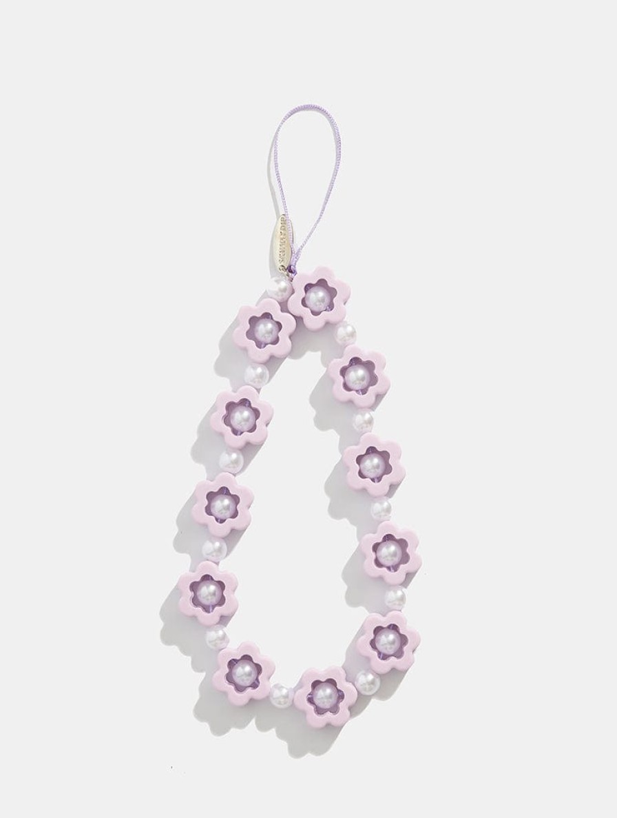 Skinnydip London Lilac Flower Beaded Phone Strap Shop All Tech Accessories