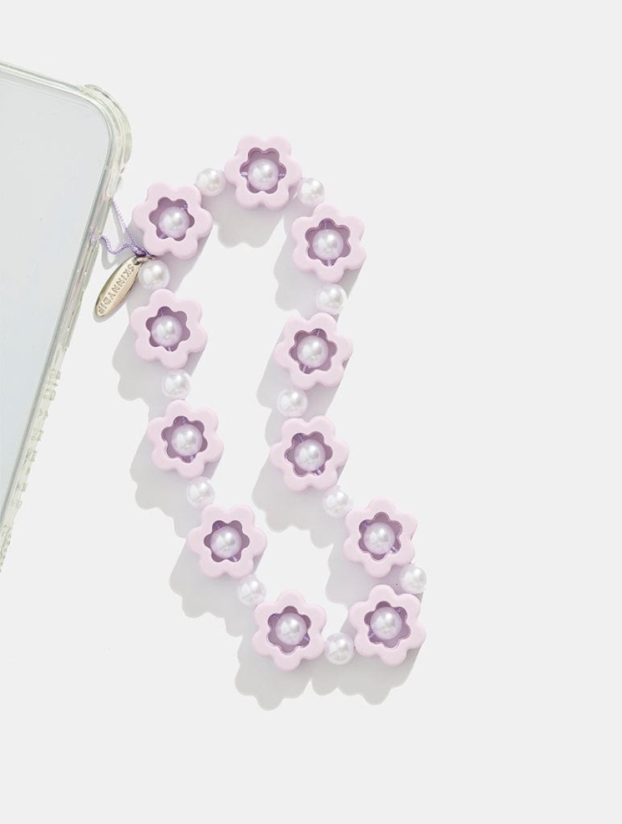 Skinnydip London Lilac Flower Beaded Phone Strap Shop All Tech Accessories