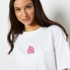 Skinnydip London Harry'S House T-Shirt In White Tops & T-Shirts