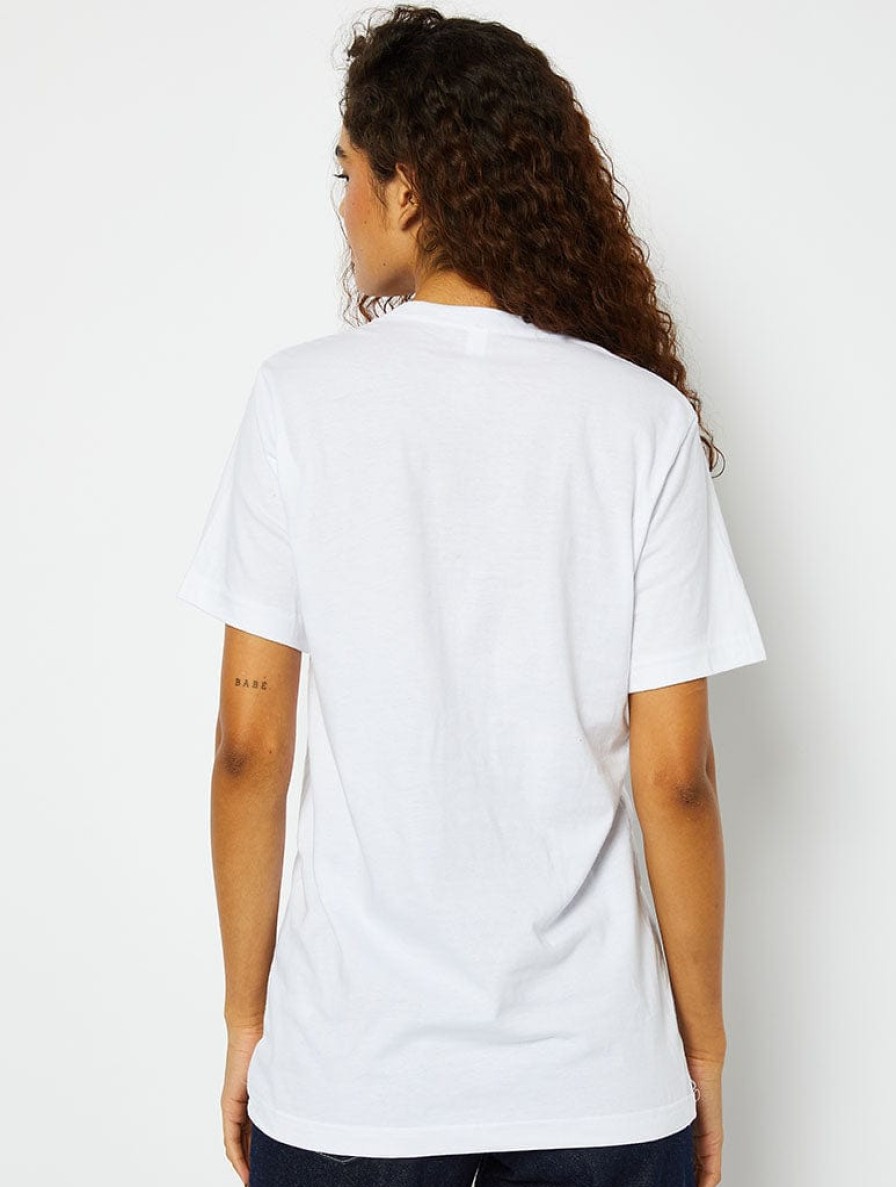 Skinnydip London Cherry Bow T-Shirt In White Tops & T-Shirts