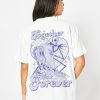 Skinnydip London Disney Nightmare Before Christmas T-Shirt In White Tops & T-Shirts