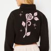 Skinnydip London Disney Beauty And The Beast Rose Half Zip Sweat Loungewear