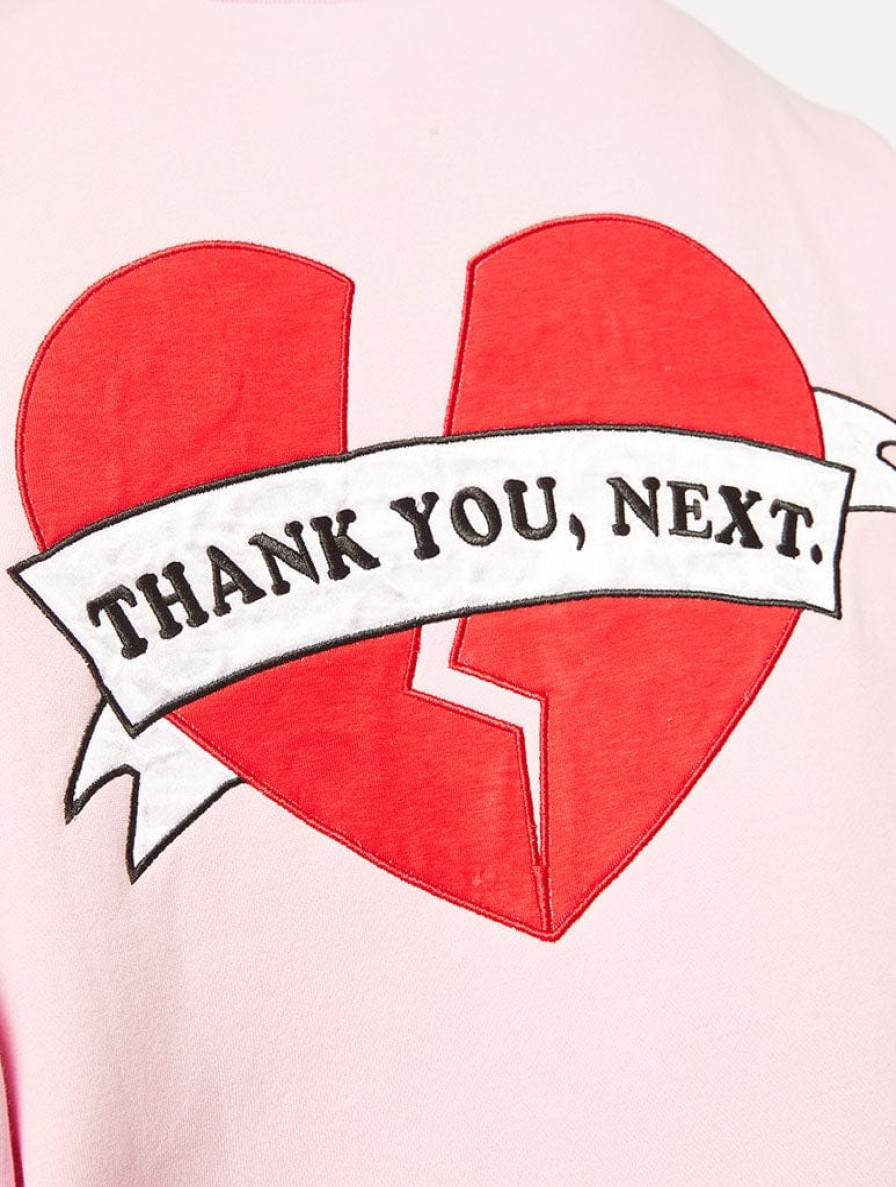 Skinnydip London Thank You Next Pink Oversized Sweatshirt Loungewear