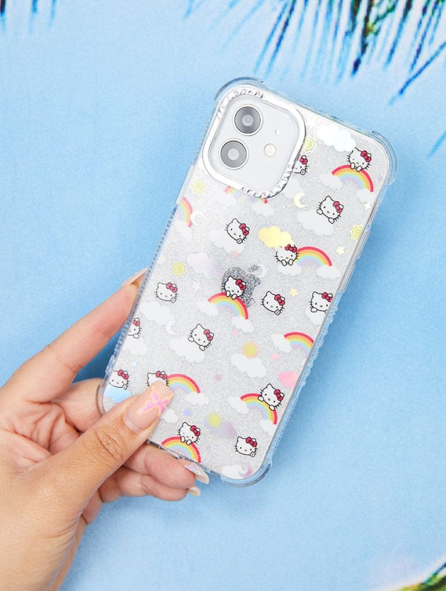 Skinnydip London Hello Kitty X Skinnydip Ditsy Rainbow Shock Iphone Case Iphone 12 Pro Max Cases