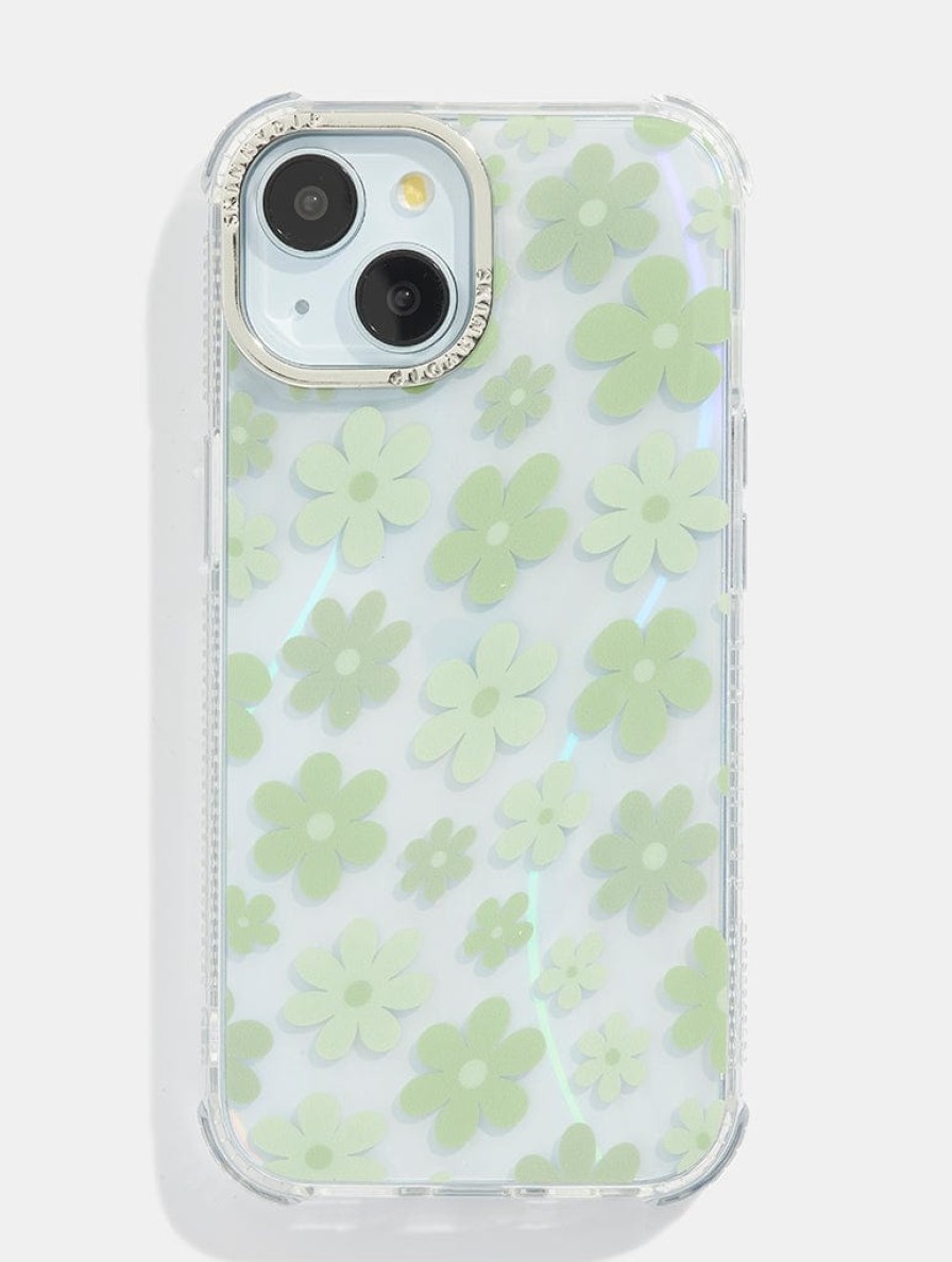 Skinnydip London Sage Warped Flower Shock Iphone Case Iphone Cases