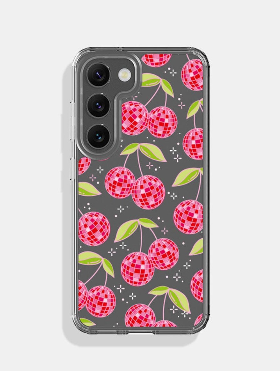 Skinnydip London Disco Cherries Red Android Case Samsung Galaxy S20 Plus Cases