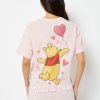 Skinnydip London Disney Winnie The Pooh T-Shirt In Pink Tops & T-Shirts