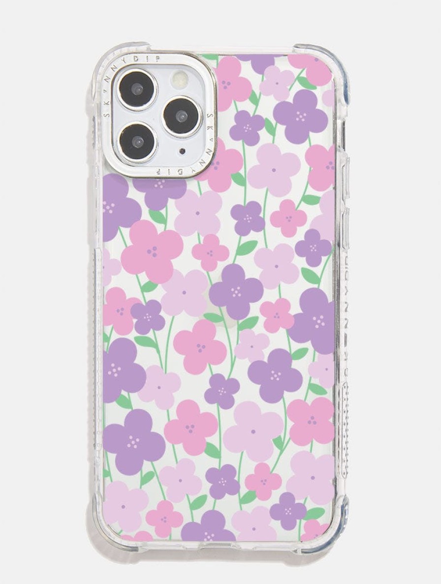 Skinnydip London Purple Blooms Shock Iphone Case Iphone Xr / 11 Cases