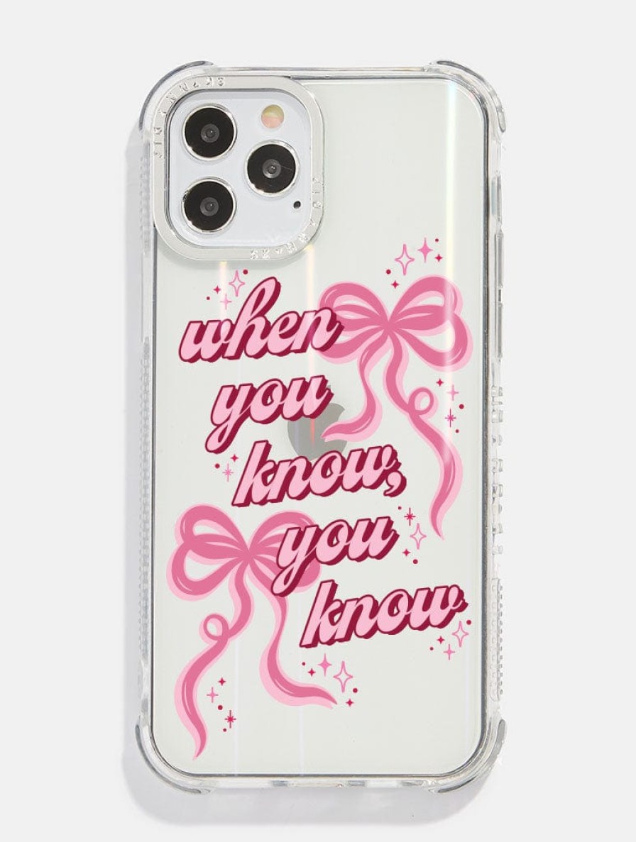 Skinnydip London When You Know You Know Shock Iphone Case Iphone 12 Pro Cases