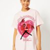 Skinnydip London Powerpuff Girls X Skinnydip Him T-Shirt In Pink Tops & T-Shirts