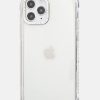 Skinnydip London Minimal Clear & Silver Camera Hole Shock Iphone Case Iphone 12 Pro Cases