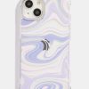 Skinnydip London Lilac Retro Swirl Shock Iphone Case Iphone Xr / 11 Cases