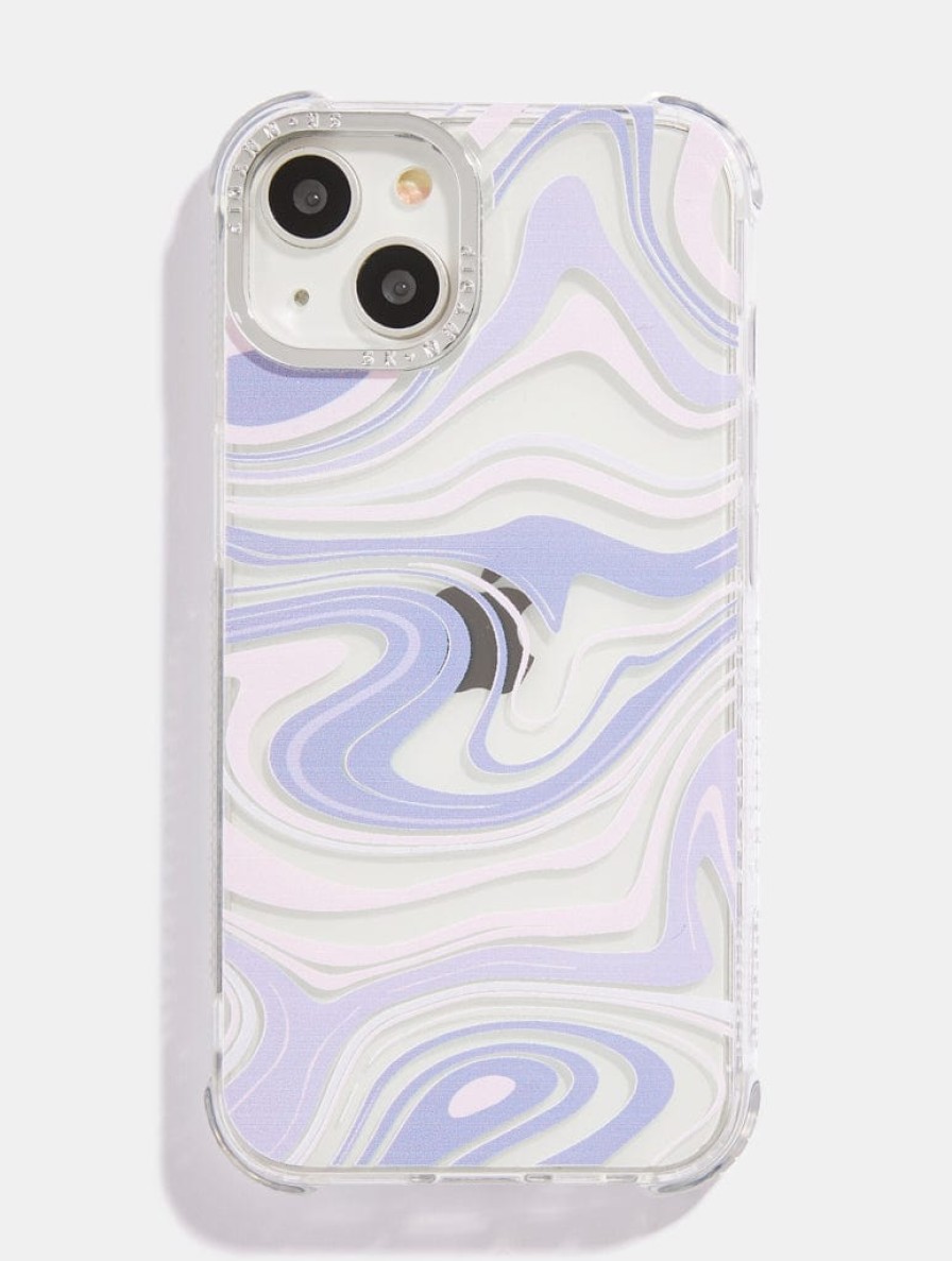 Skinnydip London Lilac Retro Swirl Shock Iphone Case Iphone Xr / 11 Cases