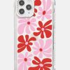 Skinnydip London Pink & Red Daisy Shock Iphone Case Iphone Xr / 11 Cases