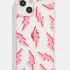 Skinnydip London Pink & Red Lightning Bolt Shock Iphone Case Iphone Xr / 11 Cases