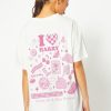 Skinnydip London I Heart Harry T-Shirt In White Tops & T-Shirts