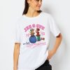 Skinnydip London Disney Jaq & Gus Varsity T-Shirt In White Tops & T-Shirts