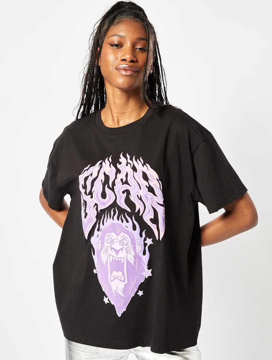 Skinnydip London Disney Scar T-Shirt Tops & T-Shirts