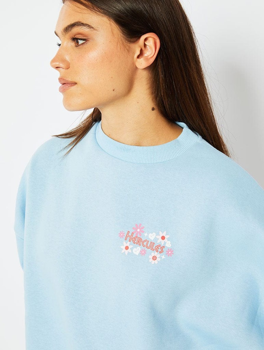 Skinnydip London Disney Hercules Megara Sweatshirt In Blue Hoodies & Sweatshirts