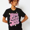 Skinnydip London Blame It On My Sign Black T-Shirt Tops & T-Shirts