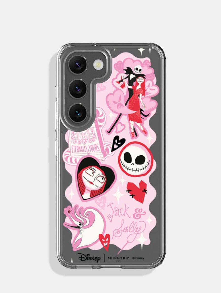 Skinnydip London Disney Jack & Sally Valentine'S Sticker Android Case Google Pixel 5A Cases