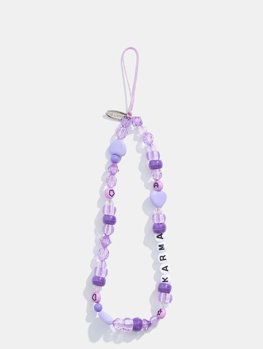 Skinnydip London Karma Purple Beaded Phone Strap Shop All Tech Accessories