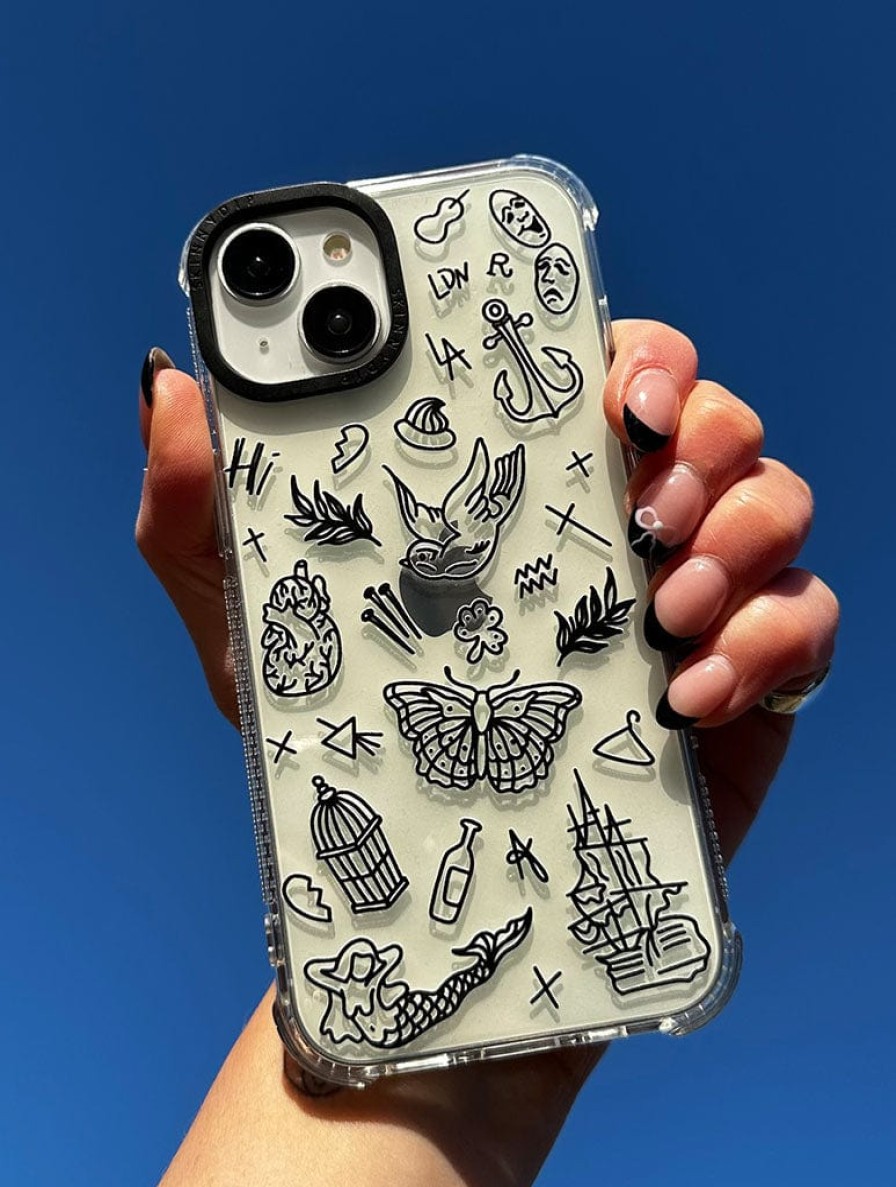 Skinnydip London Tattoos Shock Iphone Case Iphone 12 Pro Max Cases