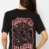 Skinnydip London Disney Sebastian T-Shirt In Black Tops & T-Shirts