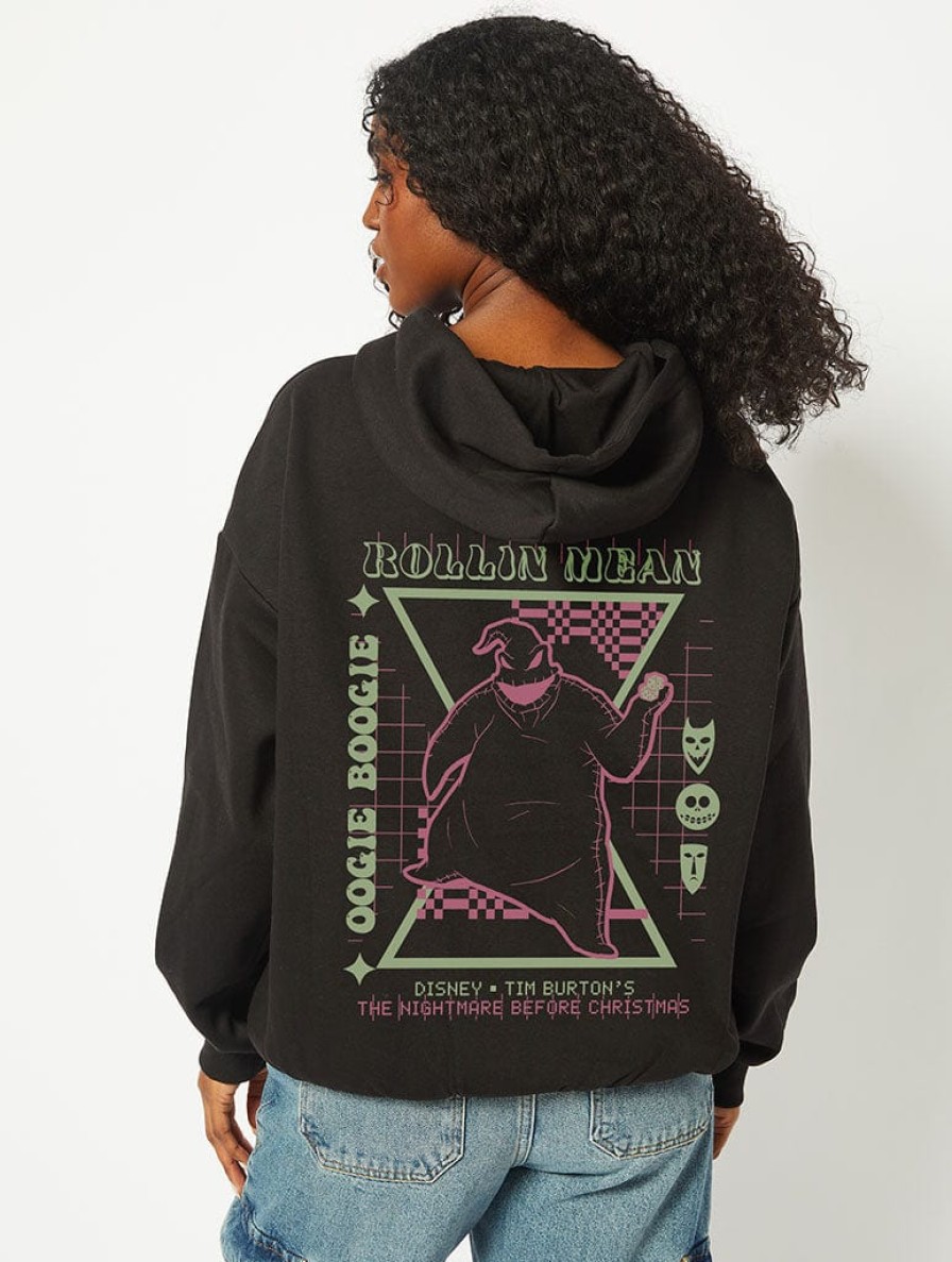 Skinnydip London Disney Oogie Boogie Hoodie In Black Shop All Clothing