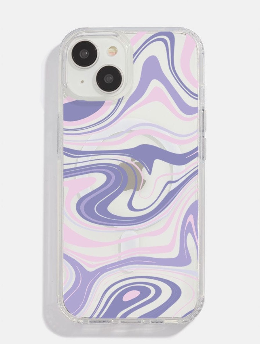 Skinnydip London Lilac Retro Swirl Magsafe Iphone Case Magsafe Cases